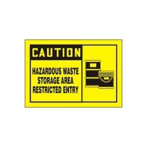 Label,hazardous Waste Storage Area,pk5   ACCUFORM  
