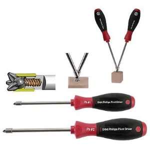  Wiha 31199 Orbit Driver Pivot Screwdrivers, 2 Piece Set 