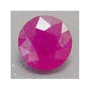 Ruby Gemstone, Loose, about .65ct., 5mm Round, Natural, for Jewelry or 