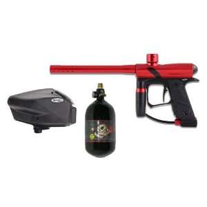   Power E1 Paintball Gun Starter Pack   Red / Black