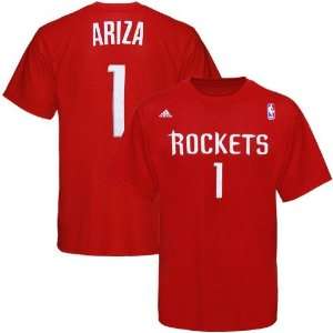 NBA adidas Houston Rockets #1 Trevor Ariza Red Player T 