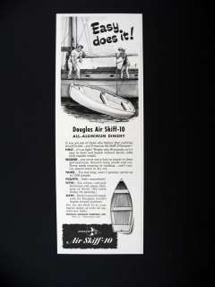Douglas Aircraft Air Skiff 10 Dinghy Boat 1947 print Ad  