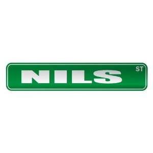   NILS ST  STREET SIGN