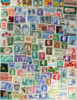 CANADA wonderful collection of over 100 different older stamps, Mint 