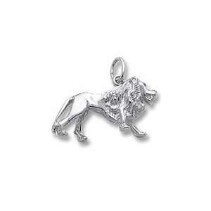  Lion Charm in Sterling Silver Jewelry