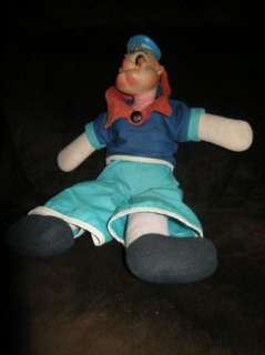 Popeye doll King Features very old 1958 ORiginal LOOK  