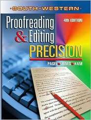 Proofreading and Editing Precision (with CD ROM), (0538698985), Larry 