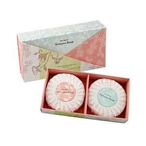  Thymes Kimono Rose Bar Soap Set (3.5 oz each) Beauty