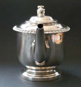 William Bennett Antique English Georgian Sterling Silver Teapot London 