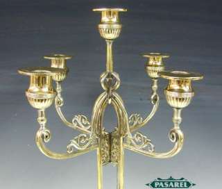 WMF Art Nouveau Silver 5 Light Candelabra Germany C1920  