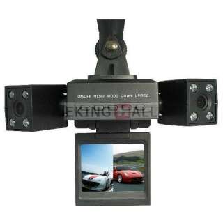 NIB 8 IR Dual Camera Lens HD Night Vision Car Vehicle DVR Dashboard 