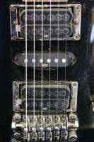 Ibanez Black Electric 6 String Guitar S470 Floyd Rose Pick Ups Hard 