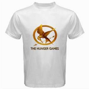  THE HUNGER GAMES Logo New White T Shirt Size  2XL 