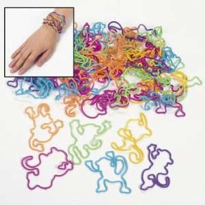  Neon Monkey Fun Bands   Novelty Jewelry & Fun Bands Toys 