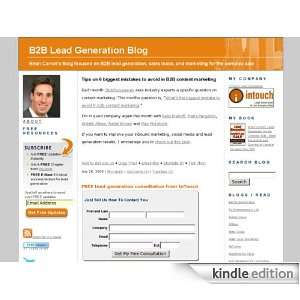 Brian Carrolls Blog focused on B2B lead generation, sales leads, and 