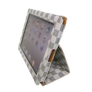  White Coated Canvas iPad 2 Protective Case Cover / iPad Case White 