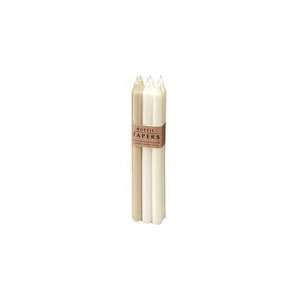   WHITE & IVORY. TAPERS ARE FRAGRANCE FREE, SMOKELESS & DRIPLESS AND