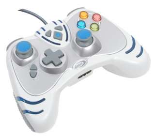 WHITE DATEL WILDFIRE II 2 WIRED CONTROLLER FOR XBOX 360 5060213890411 