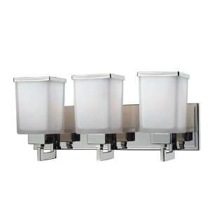  By Zlite Affinia Collection Chrome Finish 3 Light Vanity 