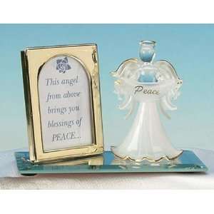  Picture Frame Collectible White Angel Of Peace Decoration Desk 