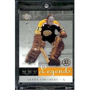  2001 /02 Upper Deck NHL Legends Hockey # 6 Garry Cheevers 