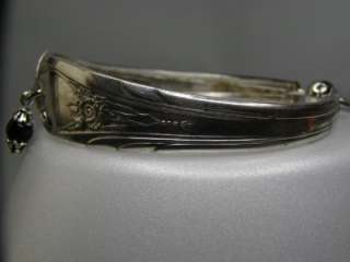   Plated Spoon Bracelet  Antique Magnetic Clasp 4818 Size 7   8  