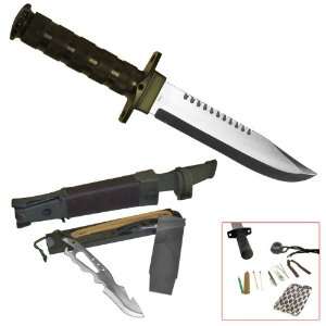  Whetstone Aitor Jungle King   15 knife with survival kit 