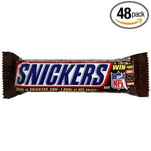 Snickers Bar, 2.07 Ounce Bars (Pack of Grocery & Gourmet Food