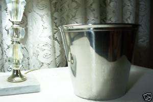 POTTERY BARN SILVER PLATED WINE COOLER  
