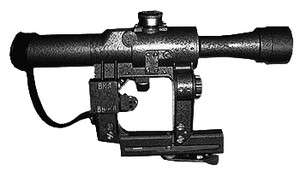 Sniper ZOOM Scope POSP 4x24 V Saiga Vepr SAR WASR ROMAK 1/2 