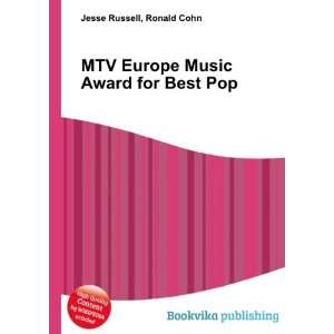  MTV Europe Music Award for Best Pop Ronald Cohn Jesse 