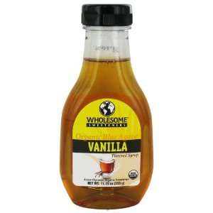 Wholesome Sweeteners, Organic Vanilla Flavored Blue Agave, 6/11.75 Oz 