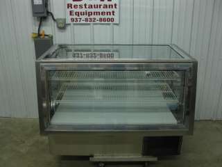 McCall 48 Glass Dry Bakery Donut Display Case 4 w/ 2 Stainless 