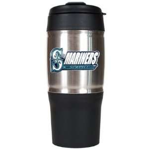  Seattle Mariners 18 oz. Stainless Steel / Black Travel Mug 