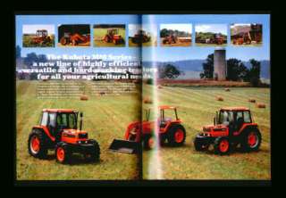 Kubota M7580 M8580 M9580 Tractor Sales Brochure 1995  