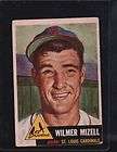 1953 Topps #128 Wilmer Mizell VGEX 68423  
