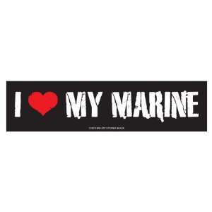  I love my Marine (Bumper Sticker) 