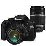   EOS 550D Twin IS Kit w/18 55mm & 55 250mm IS Lenses Digital SLR Camera
