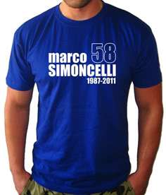 MARCO SIMONCELLI MEMORIAL RIP MOTO GP TSHIRT ALL SIZES 3  