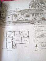 RARE 50s Leading Architects HOME DESIGNS Mid Century  