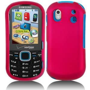  Samsung U460 Rose Red Rubberrized HARD Protector Case 