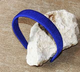 Cord Wrapped Headband Royal Blue  