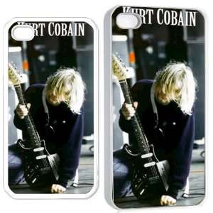  kurt cobain nirvana p iPhone Hard 4s Case White Cell 