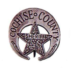  Western Cochise County Sheriff Badge Replica Sports 