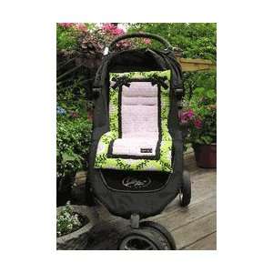  Booyah Baby Stroller Liner in Green Blossom Lane Baby