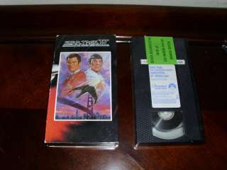 Lot of 2 VHS Star Trek IV & Gamesters of Triskelion  