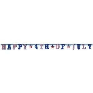   Banner   Happy 4th of July   5.5 x 8