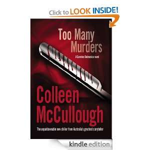 Too Many Murders Colleen McCullough  Kindle Store