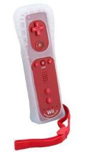NEW Wii Motion Plus Red Remote + Case and Strap FOR BRAND NINTENDO 