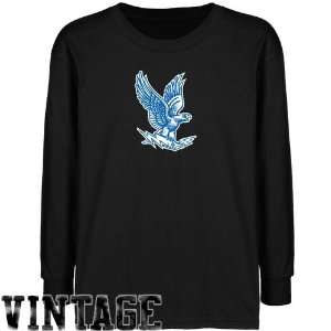   Air Force Falcons Youth Black Throwback Logo Long Sleeve T Shirt